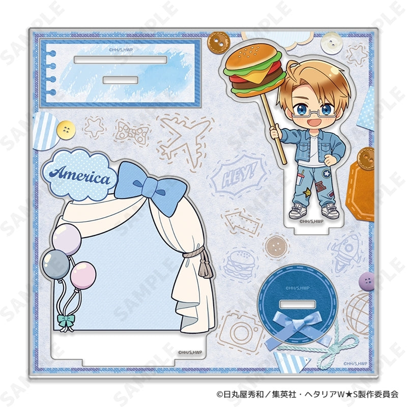 (Goods - Acrylic Stand) Hetalia World★Stars ~ Greetings with Denim Style. ~ Acrylic Stand 4. America