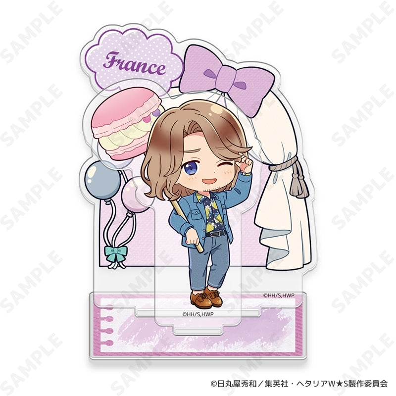 (Goods - Acrylic Stand) Hetalia World★Stars ~ Greetings with Denim Style. ~ Acrylic Stand 6. France