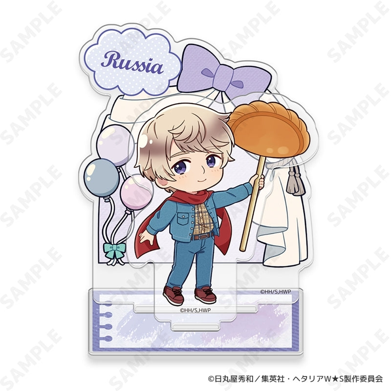 (Goods - Acrylic Stand) Hetalia World★Stars ~ Greetings with Denim Style. ~ Acrylic Stand 7. Russia