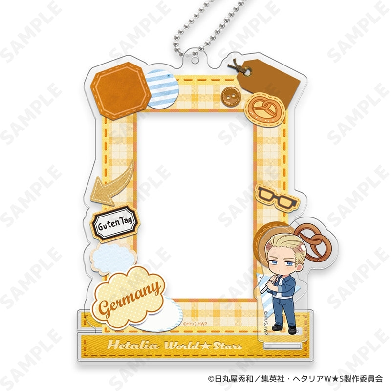 (Goods - Acrylic Stand) Hetalia World★Stars ~ Greetings with Denim Style. ~ Mini Photo Stand Set 2. Germany