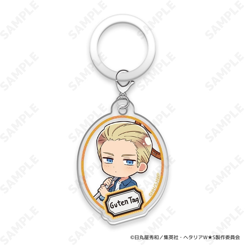 (1BOX=8)(Goods - Charm) Hetalia World★Stars ~ Greetings with Denim Style. ~ Trading Halo Charm