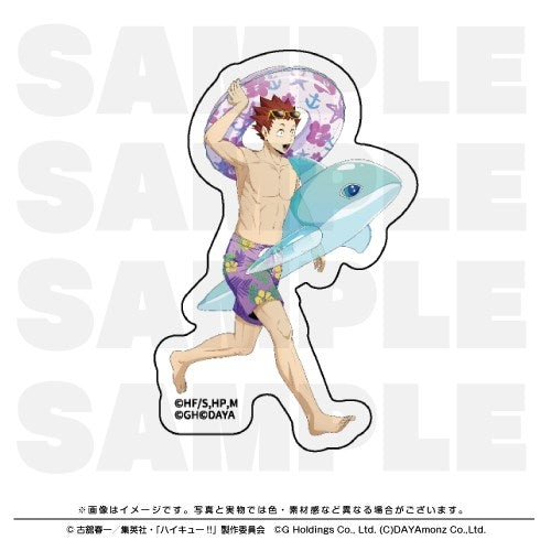 (Goods - Sticker) Haikyu!! TOUCH THE DREAM Die-cut Sticker Satori Tendo