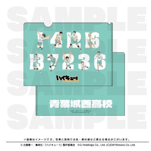 (Goods - Clear File) Haikyu!! TOUCH THE DREAM Clear File Aoba Johsai High