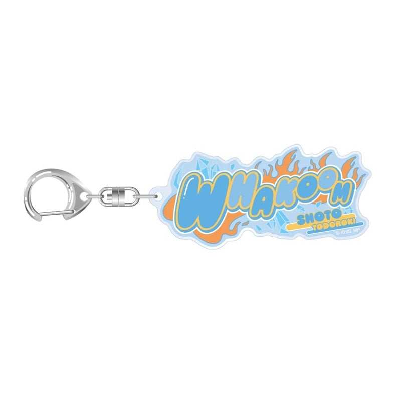 (Goods - Keychain) My Hero Academia 10th Anniversary Sound Effects Acrylic Keychain Shoto Todoroki