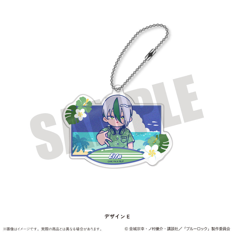 (Goods - Keychain) Blue Lock Acrylic Keychain Nyu~toro Vol.2 E Eita Otoya