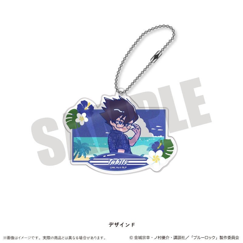 (Goods - Keychain) Blue Lock Acrylic Keychain Nyu~toro Vol.2 F Tabito Karasu