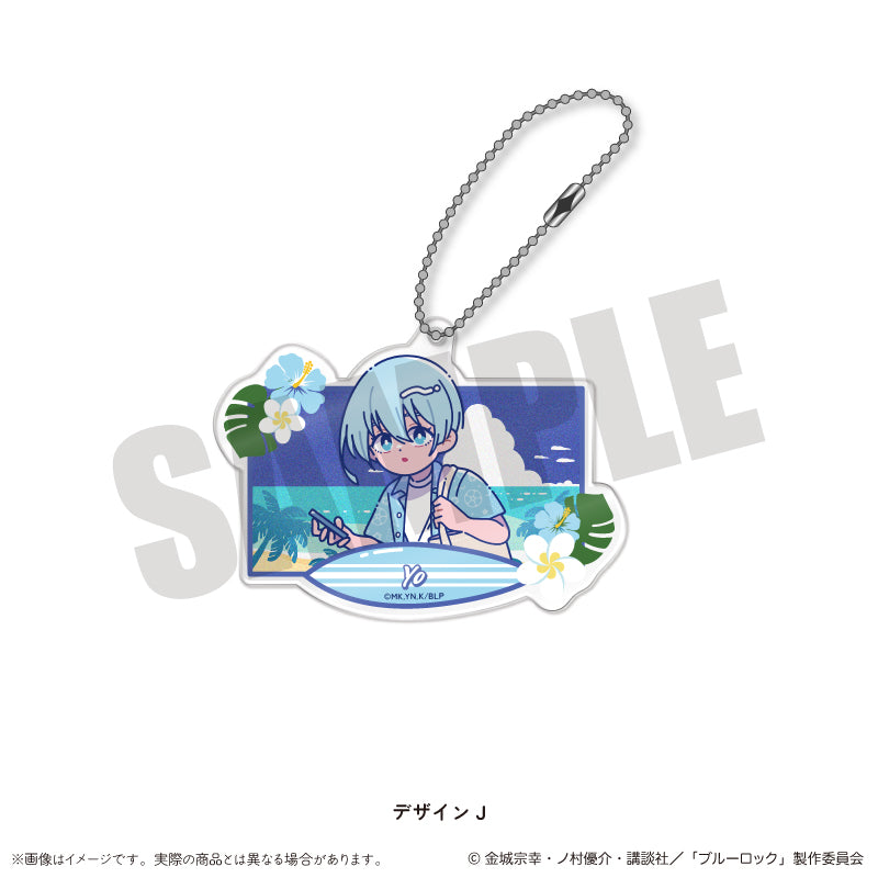 (Goods - Keychain) Blue Lock Acrylic Keychain Nyu~toro Vol.2 J You Hiori