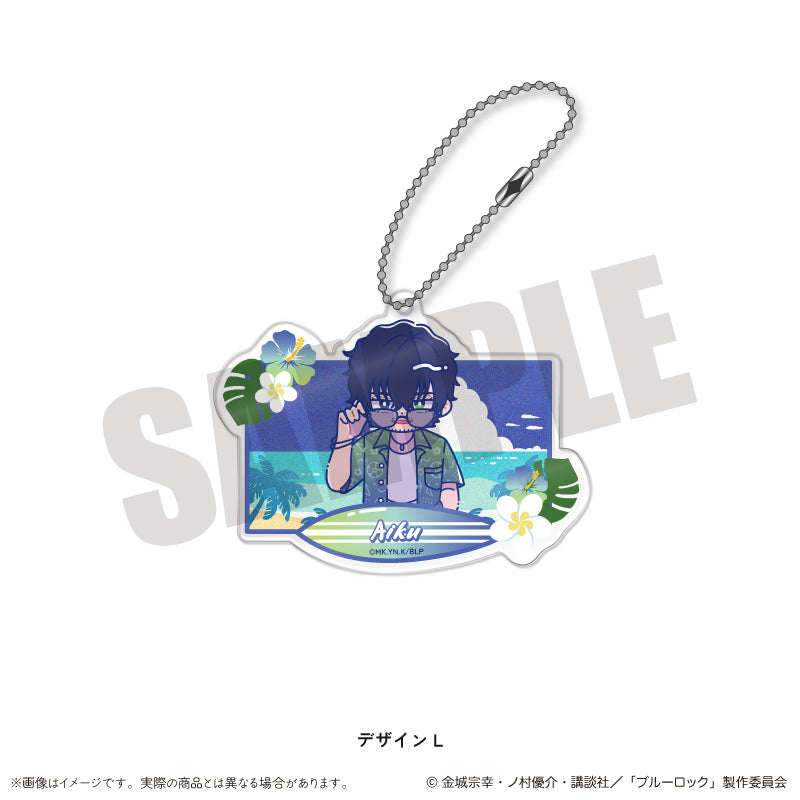 (Goods - Keychain) Blue Lock Acrylic Keychain Nyu~toro Vol.2 L Oliver Aiku