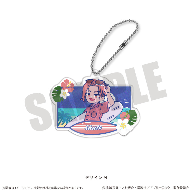 (Goods - Keychain) Blue Lock Acrylic Keychain Nyu~toro Vol.2 M Shuto Sendo