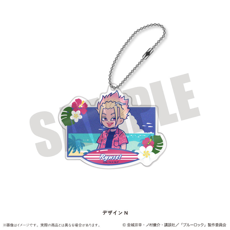 (Goods - Keychain) Blue Lock Acrylic Keychain Nyu~toro Vol.2 N Ryusei Shido