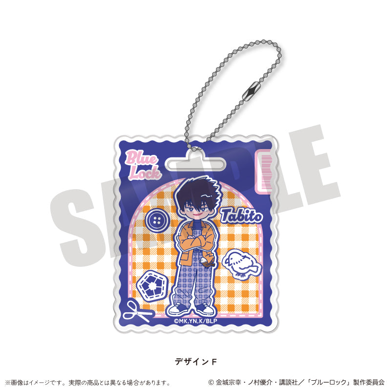 (Goods - Keychain) Blue Lock Acrylic Keychain Nyu~toro Vol.3 F Tabito Karasu
