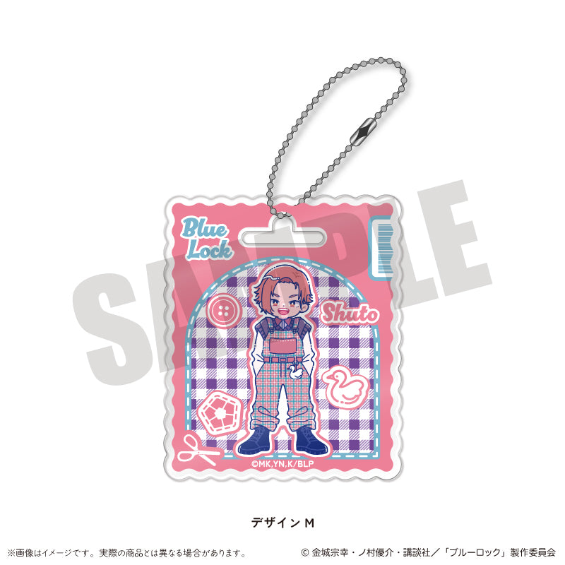 (Goods - Keychain) Blue Lock Acrylic Keychain Nyu~toro Vol.3 M Shuto Sendo