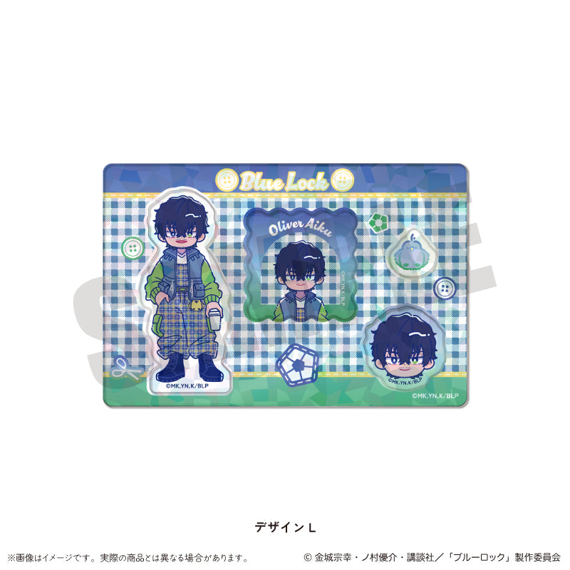 (Goods - Sticker) Blue Lock Holographic Sticker Sheet Nyu~toro Vol.3 L Oliver Aiku