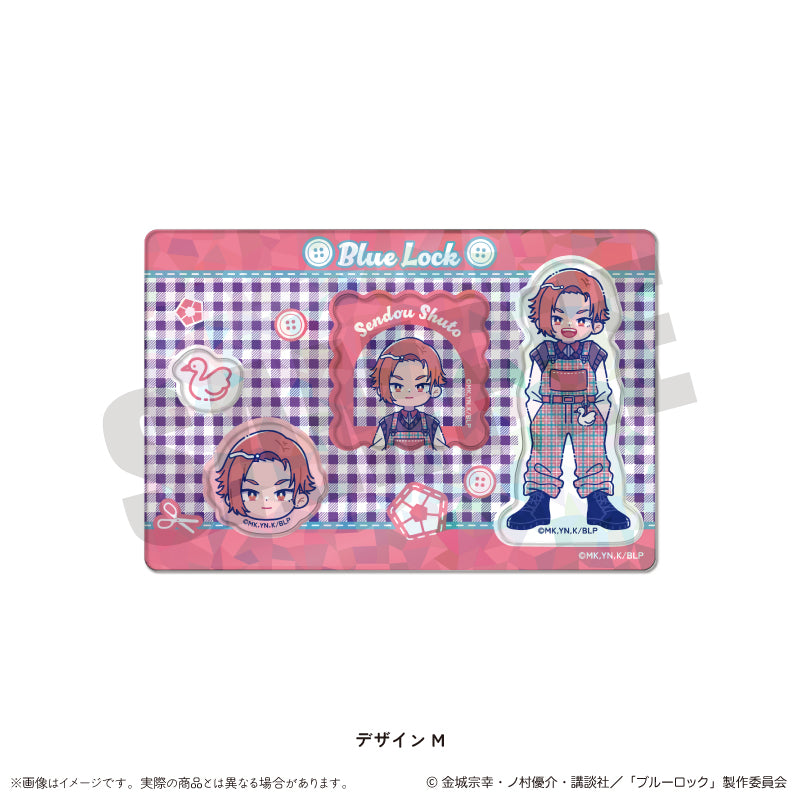 (Goods - Sticker) Blue Lock Holographic Sticker Sheet Nyu~toro Vol.3 M Shuto Sendo