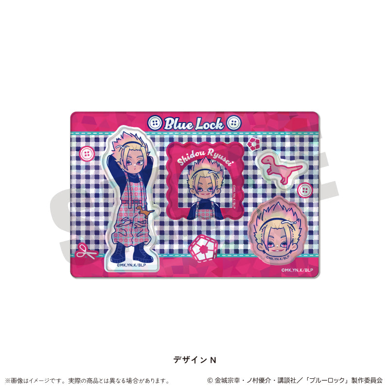 (Goods - Sticker) Blue Lock Holographic Sticker Sheet Nyu~toro Vol.3 N Ryusei Shido