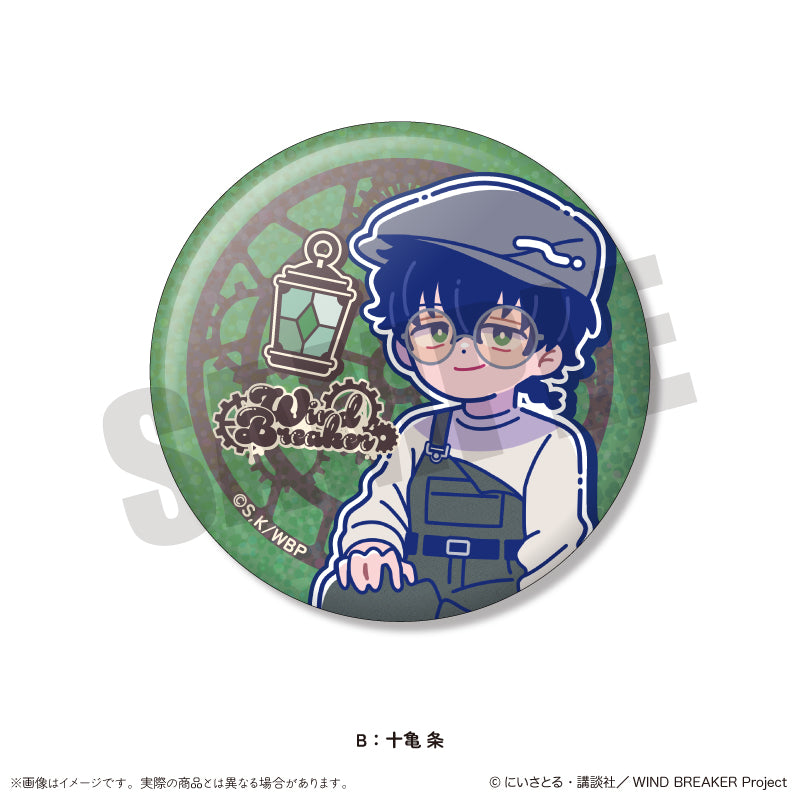 (Goods - Badge) WIND BREAKER Nyu~toro Birthday Item Jo Togame Sparkling Button Badge B