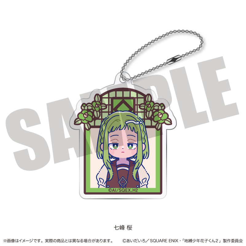 (Goods - Keychain) TV Anime Toilet-bound Hanako-kun 2 ID Card Photo Style Acrylic Keychain Nyu~toro Sakura Nanamine K
