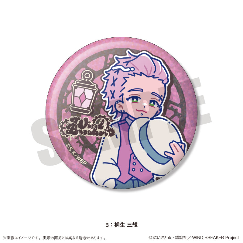 (Goods - Badge) WIND BREAKER Nyu~toro Birthday Item Mitsuki Kiryuu Sparkling Button Badge B
