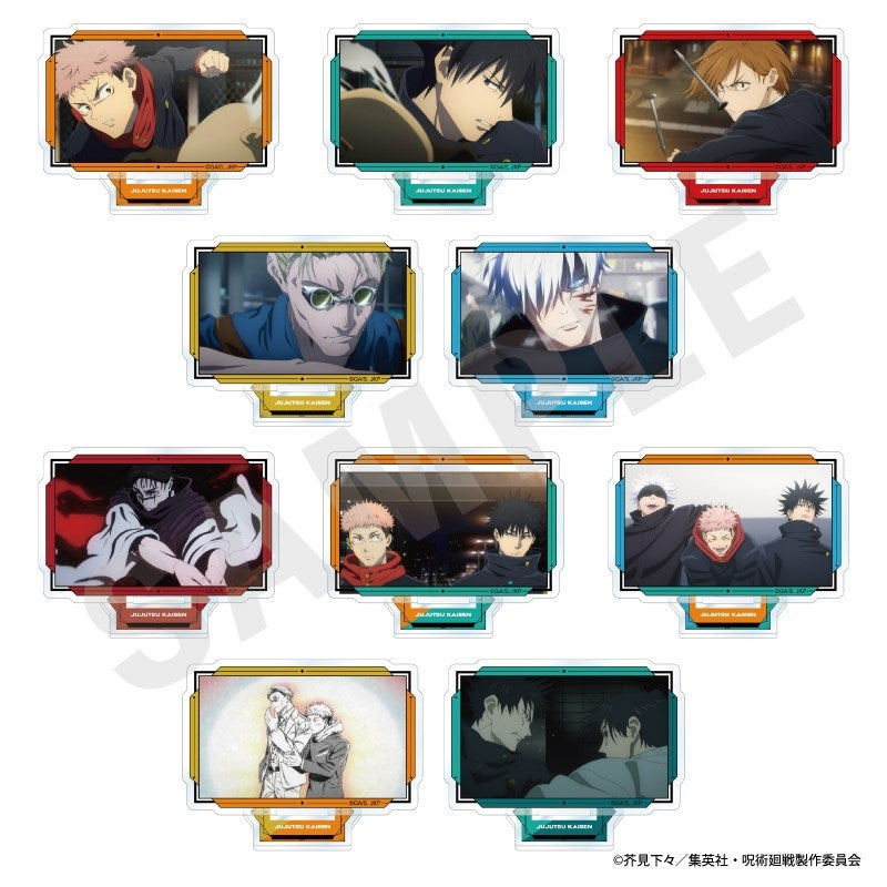 (1BOX=10)(Goods - Acrylic Stand) Jujutsu Kaisen Trading Scene Acrylic Stand (10 Types)