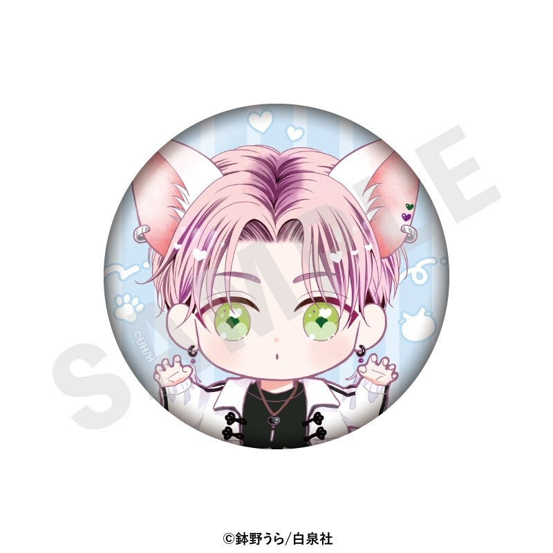 (1BOX=6)(Goods - Badge) Kokoro-kun Doesn’t Need Love (Kokoro-kun wa Ai toka Iranai) Trading Button Badge (6 Types Total)