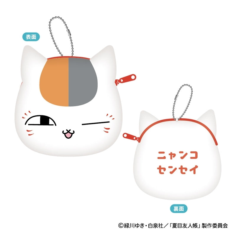 (Goods - Pouch) Natsume's Book of Friends (Natsume Yuujinchou) Nyanko Sensei MofuMofu Mini Pouch A: Wink