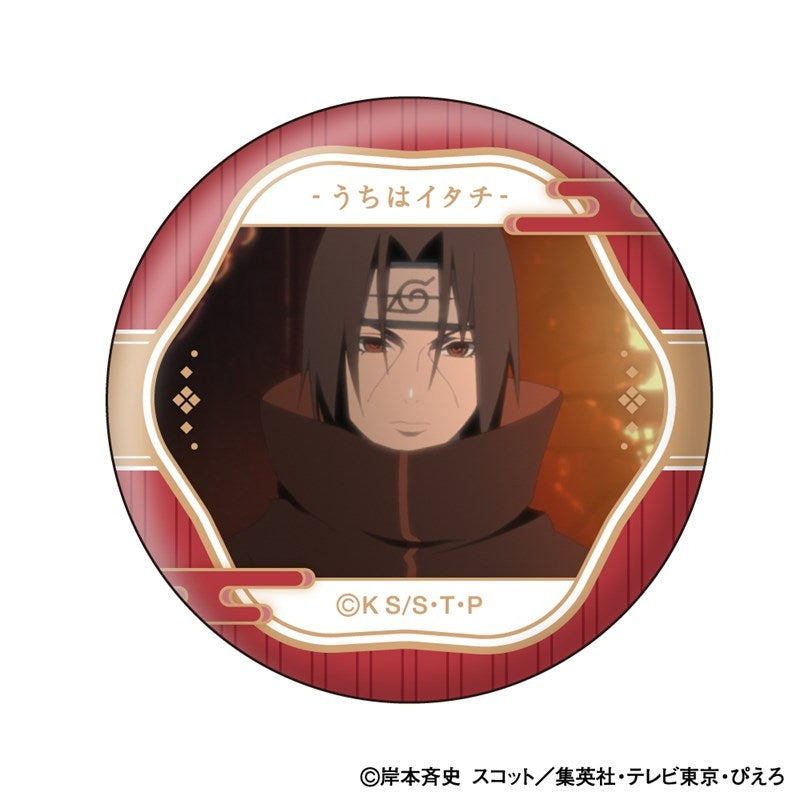(1BOX=10)(Goods - Badge) NARUTO Shippuden Itachi Uchiha Face Colle Button Badge