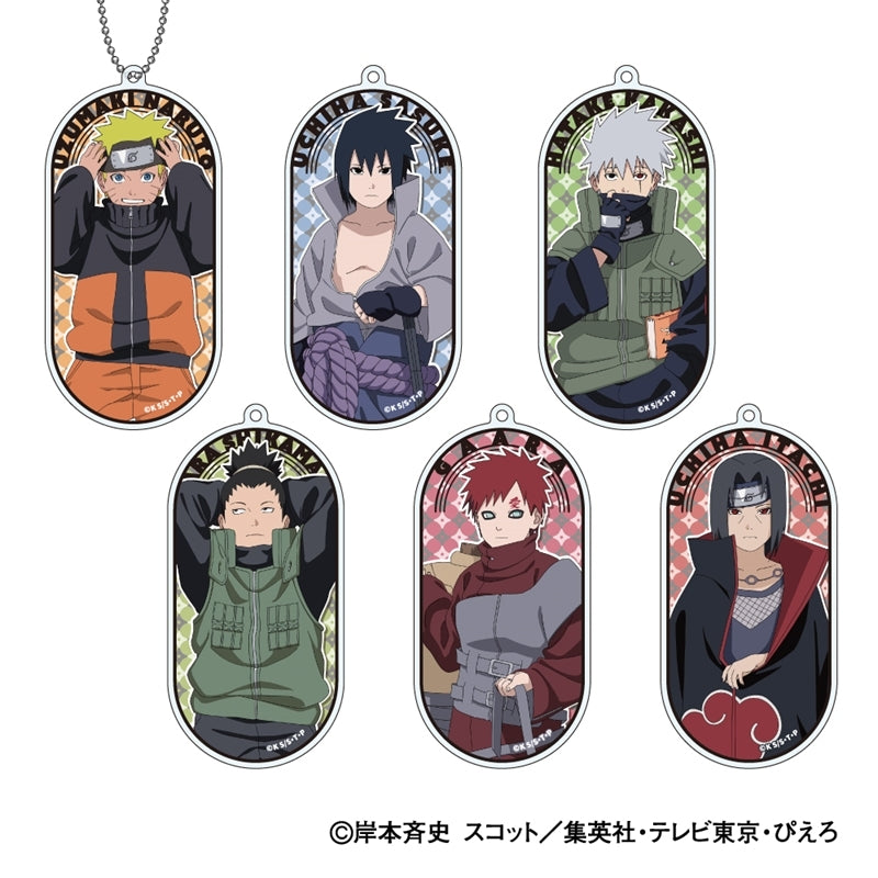 (Goods - Keychain) NARUTO Shippuden Acrylic Keychain Chiisaku Nachatta (Turned into Kids) Ver. B: Sasuke Uchiha (animate Advance Sales)