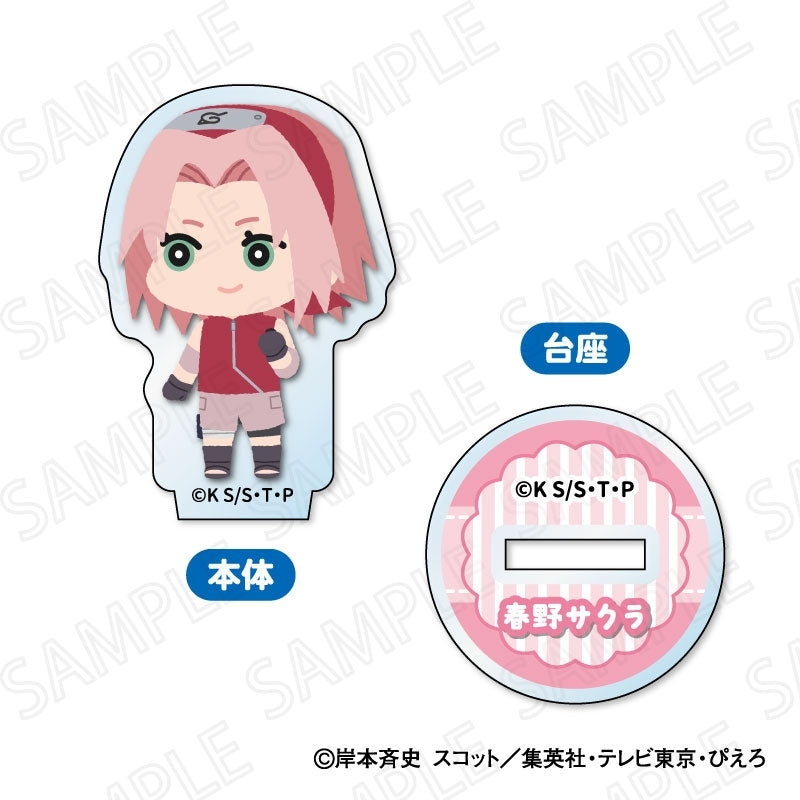 (1BOX=8)(Goods - Stand Pop) NARUTO Shippuden TV Anime Mofumofu Mini Acrylic Stand