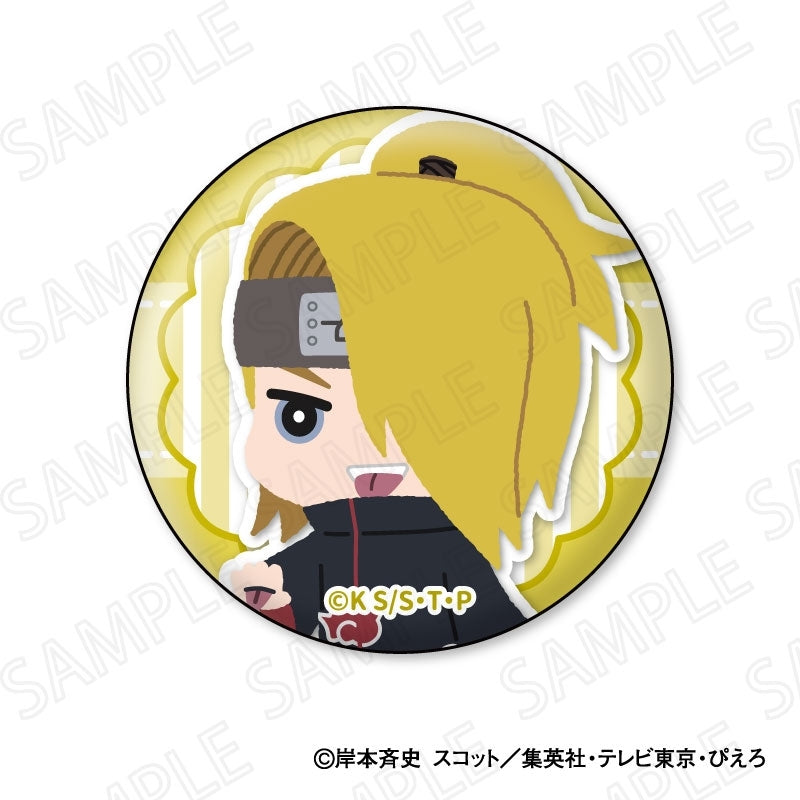 (1BOX=8)(Goods - Badge) NARUTO Shippuden TV Anime Mofumofu Button Badge Collection