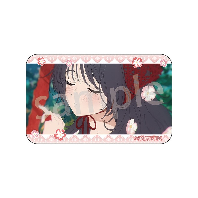 (1BOX=6)(Goods - Badge) The Fragrant Flower Blooms with Dignity Square Button Badge