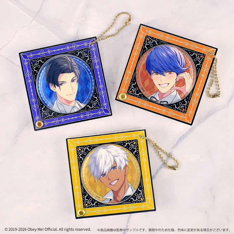 (Goods - Button Badge Cover) Obey Me! x fanfancy + Button Badge Acrylic Frame Mammon