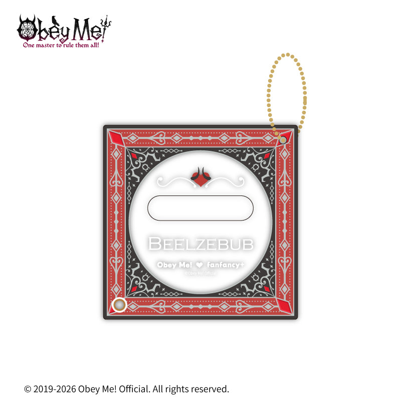 (Goods - Button Badge Cover) Obey Me! x fanfancy + Button Badge Acrylic Frame Beelzebub