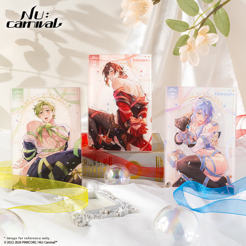 (Goods - Acrylic Photo Frame) NU: Carnival Birthday Blessing Series - Double-Layer Acrylic Photo Frame - Edmond
