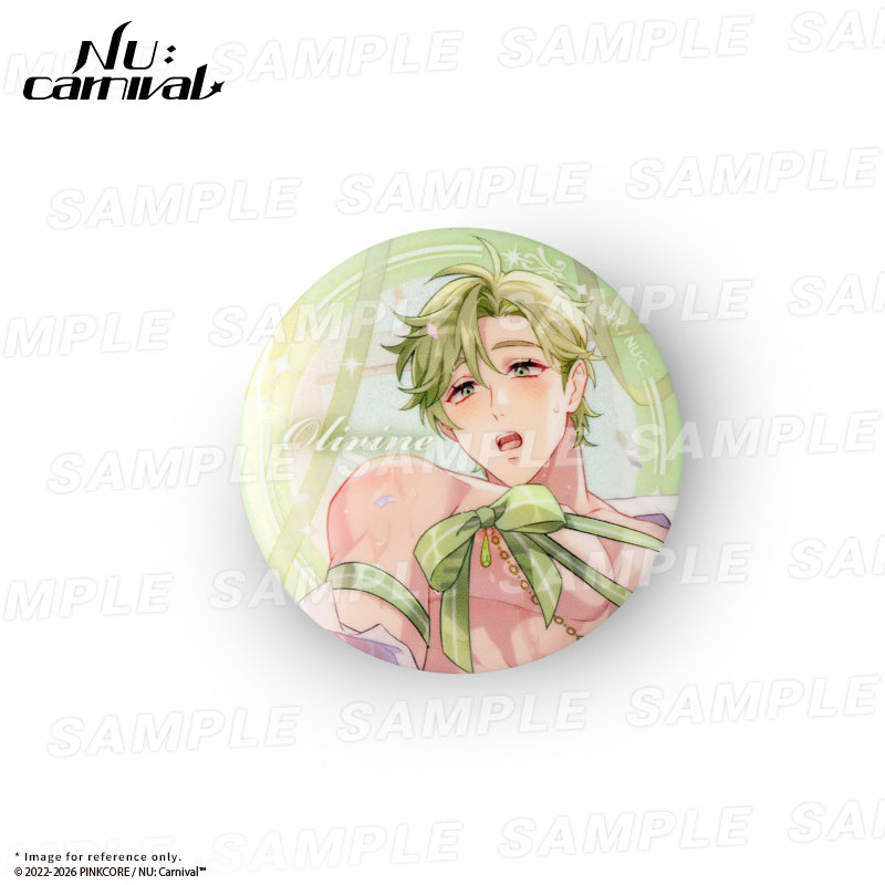 (Goods - Button Badge) NU: Carnival Birthday Blessing Series - Shimmering Round Badge - Olivine