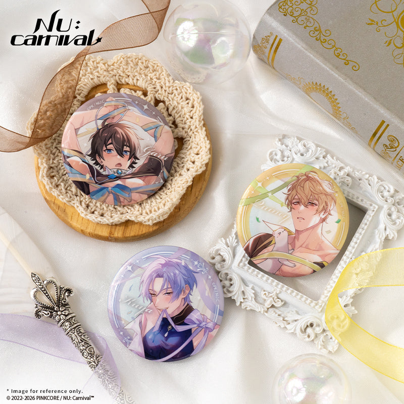 (Goods - Button Badge) NU: Carnival Birthday Blessing Series - Shimmering Round Badge - Garu