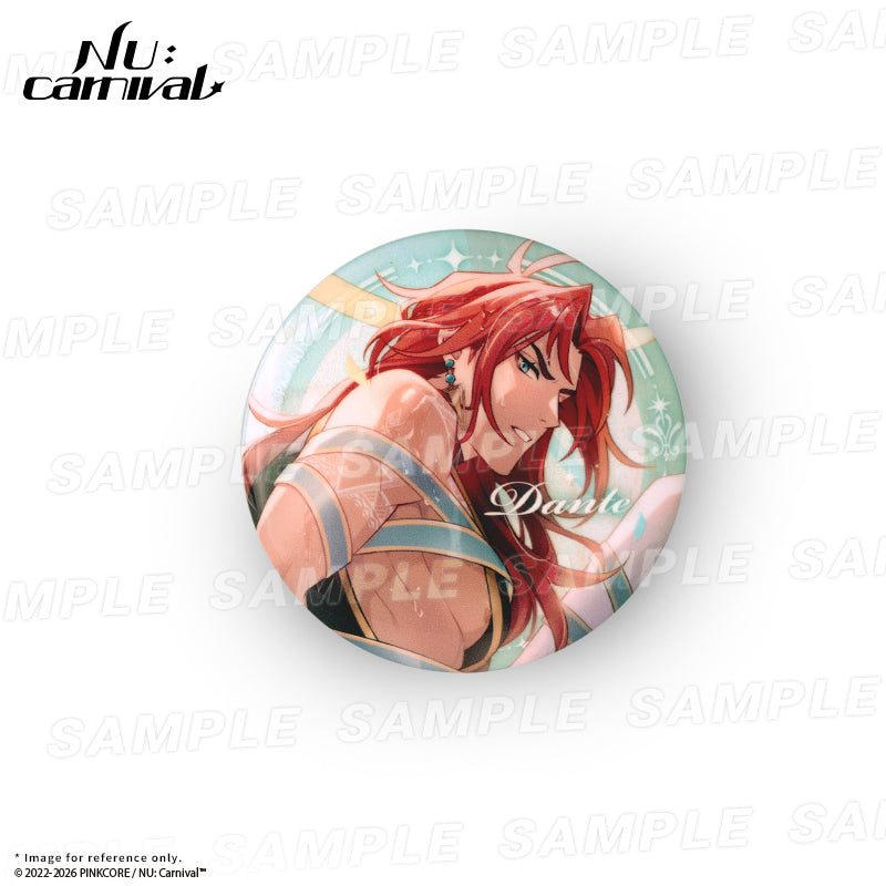 (Goods - Button Badge) NU: Carnival Birthday Blessing Series - Shimmering Round Badge - Dante