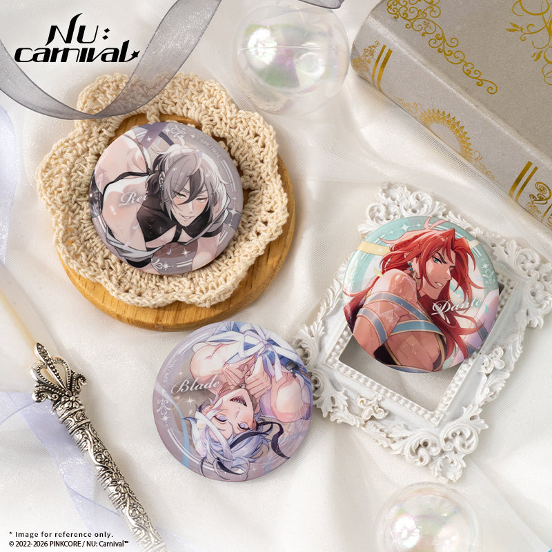 (Goods - Button Badge) NU: Carnival Birthday Blessing Series - Shimmering Round Badge - Dante