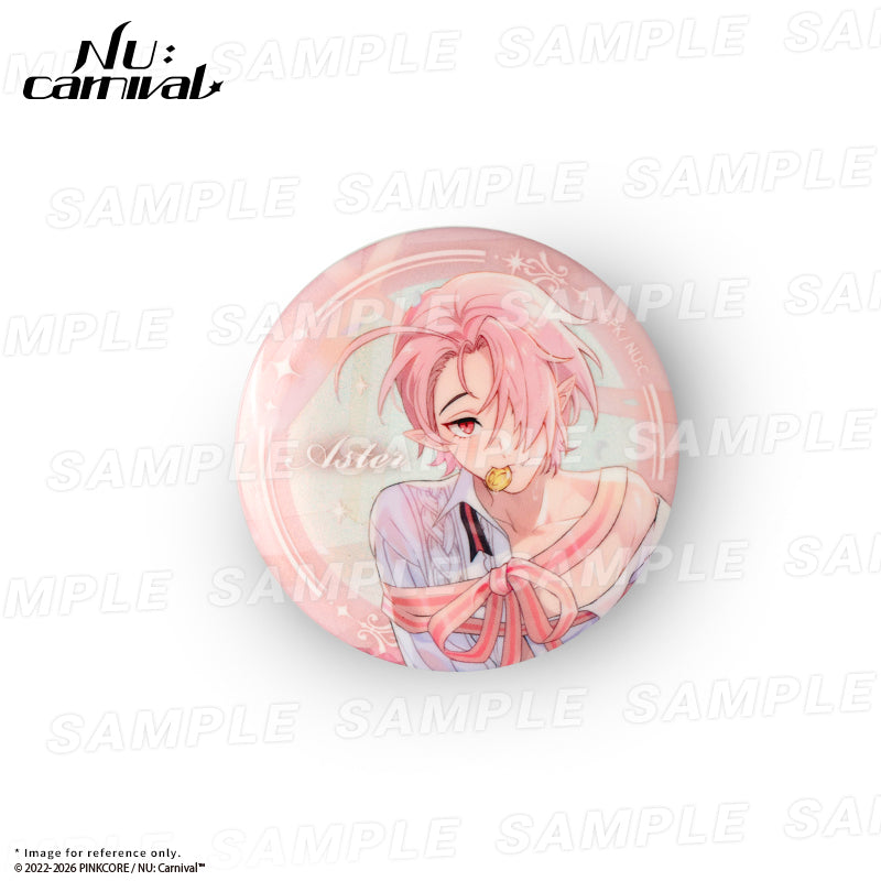 (Goods - Button Badge) NU: Carnival Birthday Blessing Series - Shimmering Round Badge - Aster