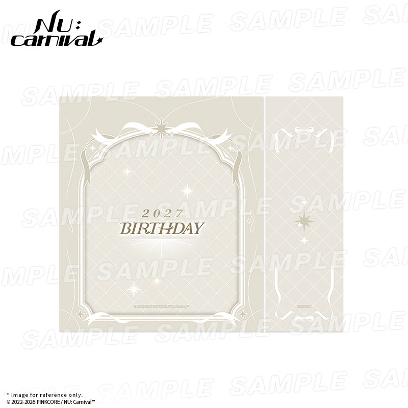 (Goods - Desk Calendar) NU: Carnival Birthday Blessing Series - Triangular Desk Calendar (2027)