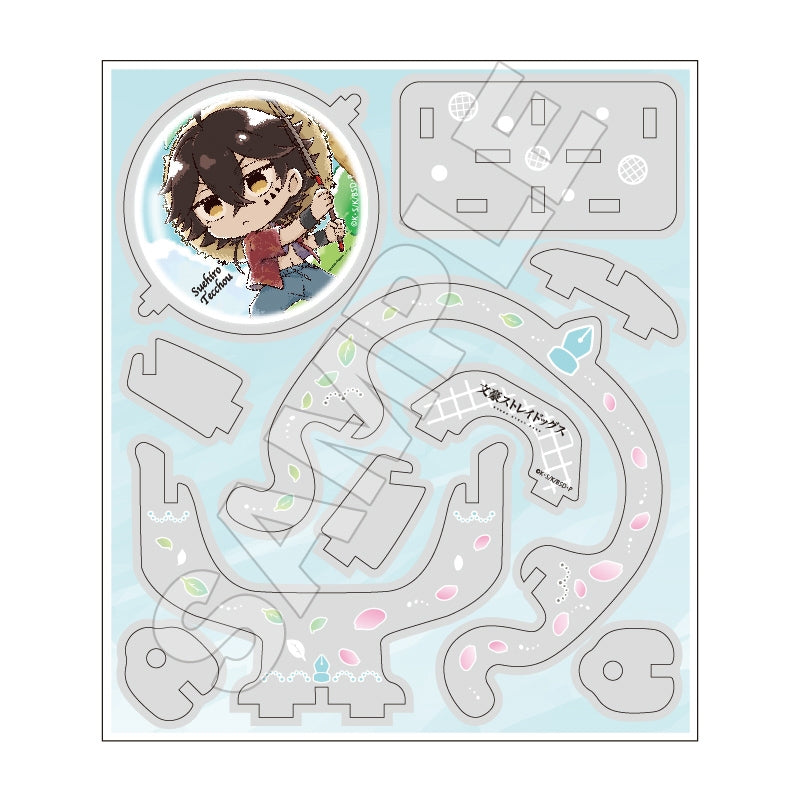 (Goods - Stand Pop) Bungo Stray Dogs Sketchu! Terrarium Pirouette Stand Metal Tetcho & Jono