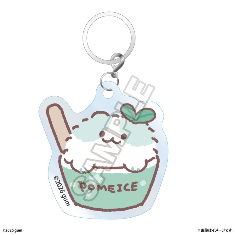 (Goods - Charm) Pometone: Manga Dog Mejirushi Mascot Charm Chocolate Mint