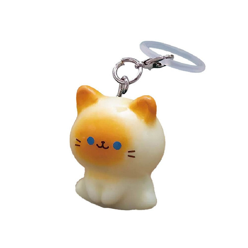 (Goods - Charm) Non-Chara Mejirushi Mascot Charm Siamese Cat Sitting