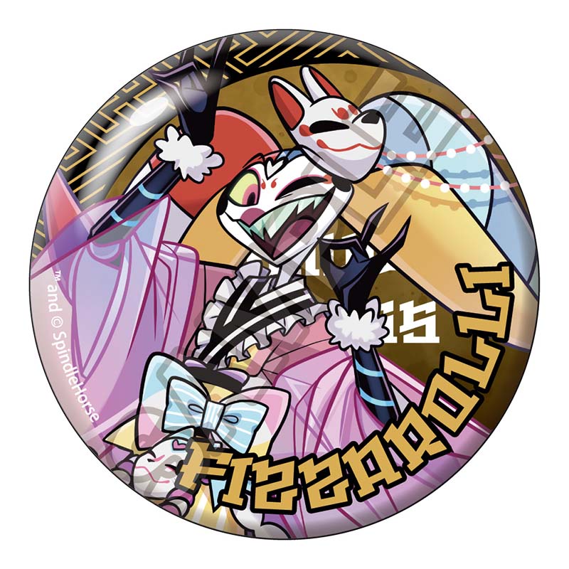 (1BOX=8)(Goods - Badge) Helluva Boss Hyakki Yagyo Glitter Button Badge