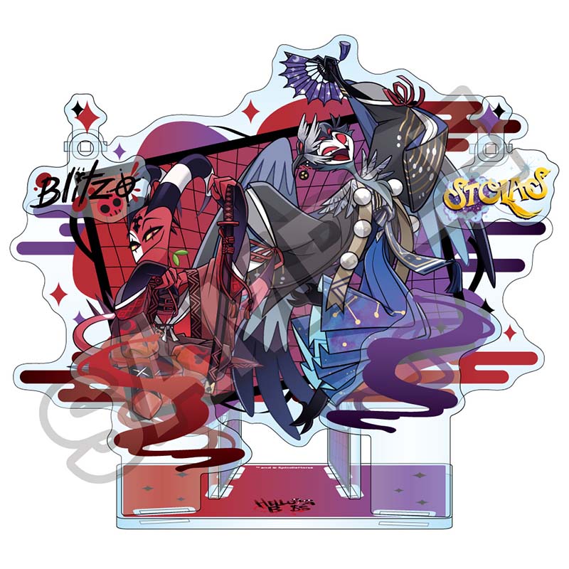 (Goods - Acrylic Stand) Helluva Boss Hyakki Yagyo Acrylic Stand Diorama Blitzo & Stolas