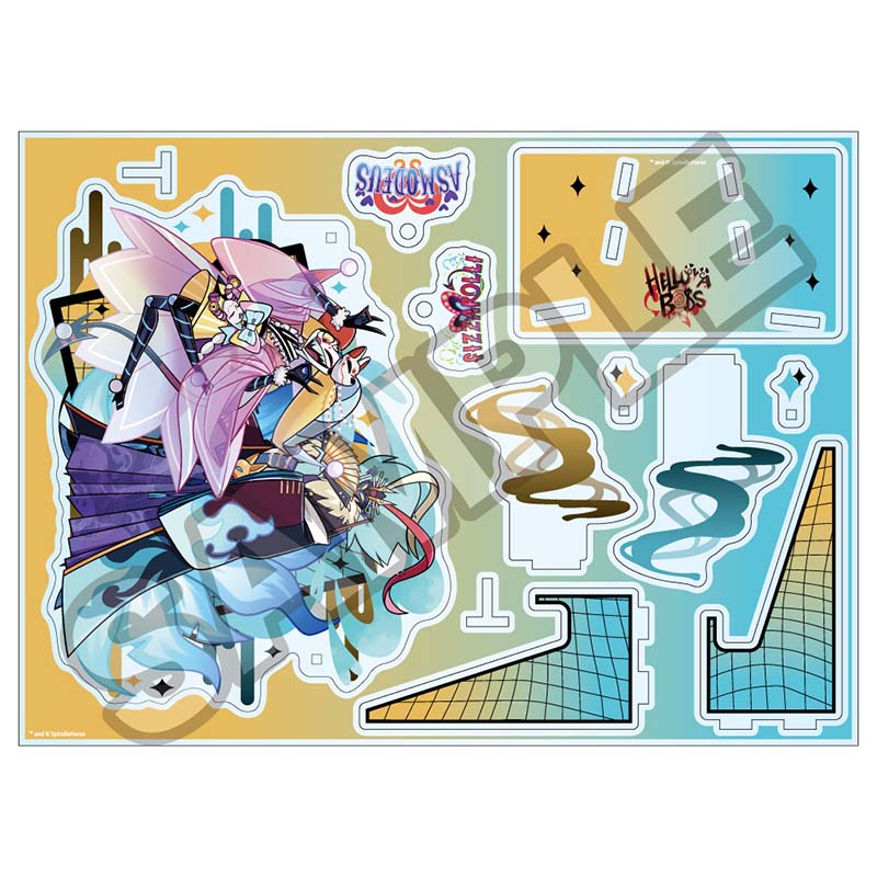 (Goods - Acrylic Stand) Helluva Boss Hyakki Yagyo Acrylic Stand Diorama Fizzarolli & Asmodeus
