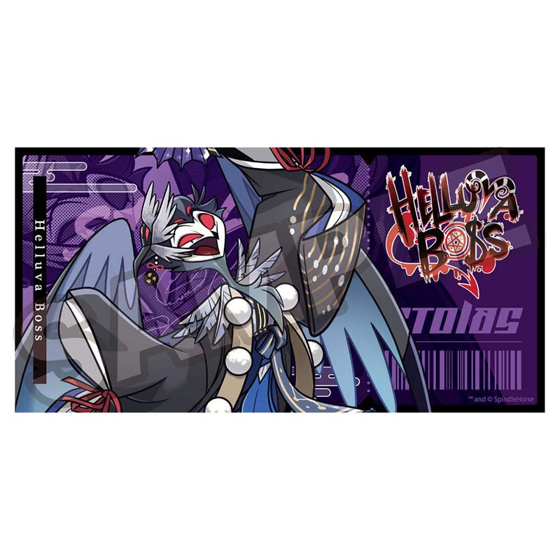 (Goods - Sticker) Helluva Boss Hyakki Yagyo Ticket Style Holographic Sticker Stolas