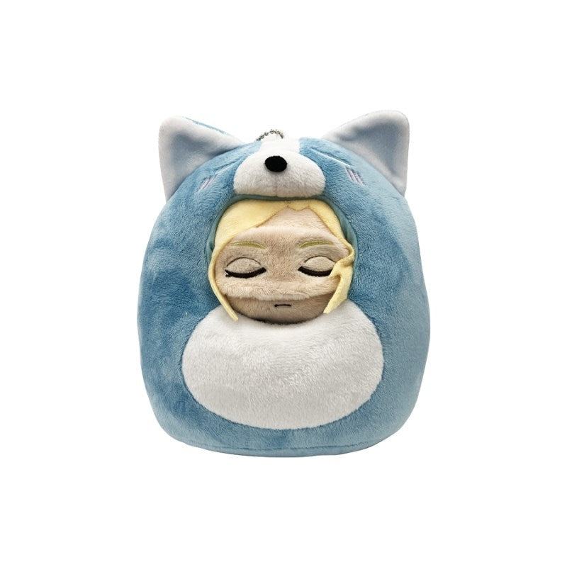 (Goods - Mascot) Attack on Titan Animarukko Plush Mascot Oyasumi ver./Annie