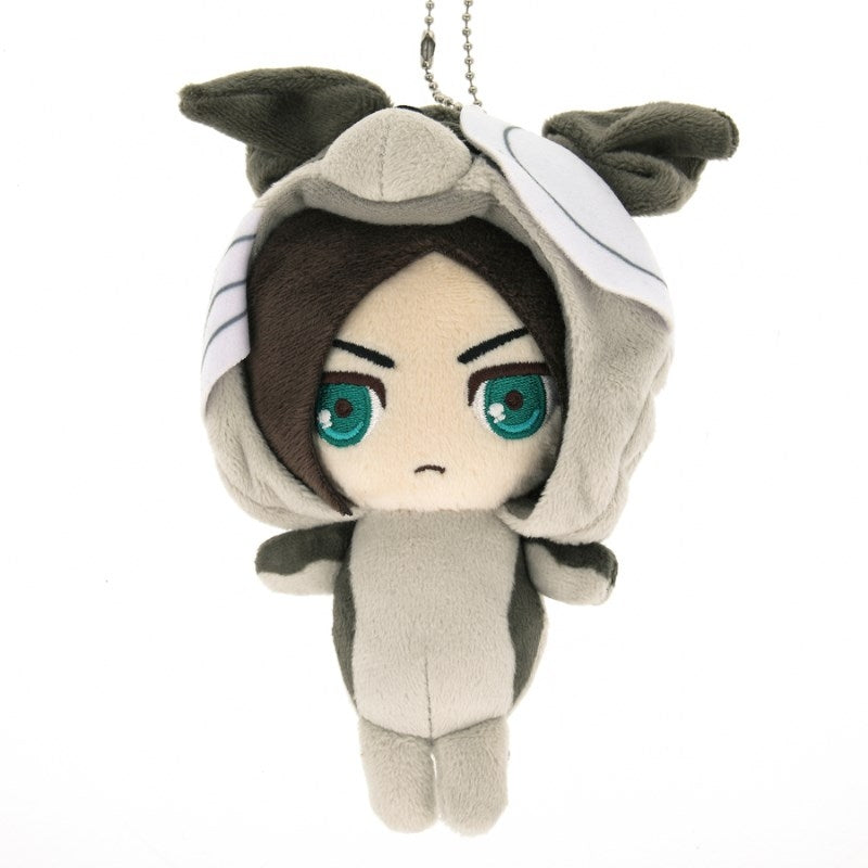 (Goods - Mascot) Attack on Titan Animarukko Plush Mascot Eren The Final Season Wounded Soldier ver.