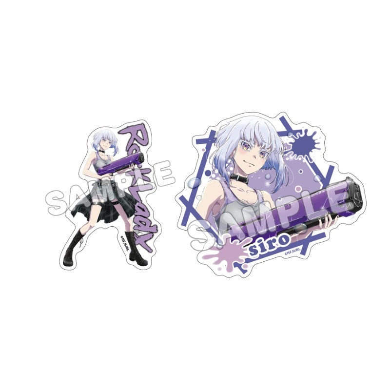 (Goods - Sticker) Rock Is a Lady's Modesty Holographic Die-cut Sticker Set Tamaki Shiraya