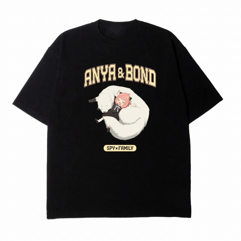 (Goods - Shirt) SPY x FAMILY AMICIS Afternoon Nap T-shirt Black XL Size